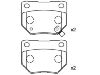 Bremsbelagsatz, Scheibenbremse Brake Pad Set:44060-04U86
